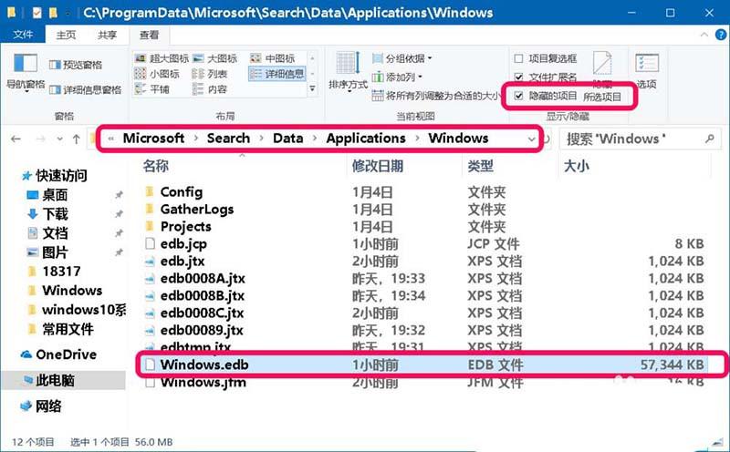Win10怎么将Windows.edb文件移动到非系统盘?