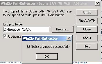 Win2000/2003 Broadcom 网卡 teaming 配置手册