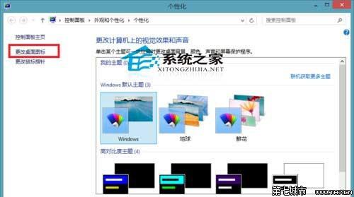 Win8在桌面上添加控制面板图标以方便打开