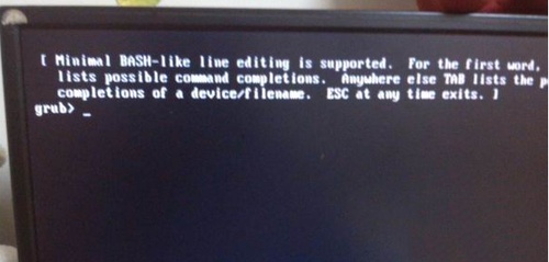 win7电脑开机出现grub提示怎么解决