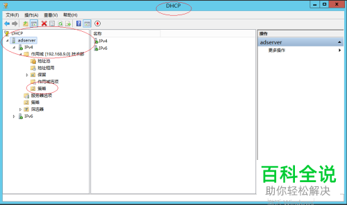 Windows Server 2012 R2系统中出现停用DHCP IPv4作用域策略的情况怎么办