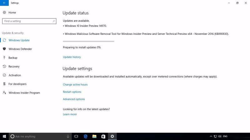 Win10 Mobile/PC预览版14969有望本周推送 14970版本截图曝光
