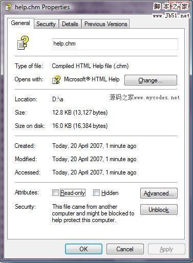 Windows7下chm文件无法打开问题解决方法分享