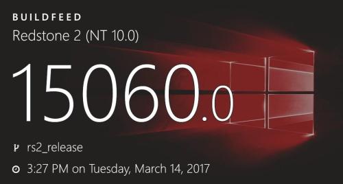 Win10创意者更新 Build 15060快速预览版更新修复内容汇总