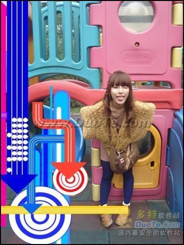 网络美女YUMMY教你做美图-炫彩边框篇