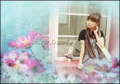 网络美女YUMMY教你做美图-炫彩边框篇