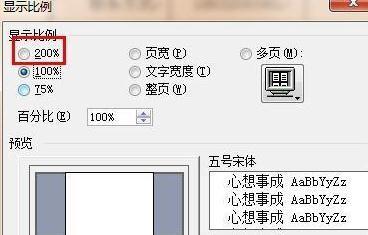 word2007显示太小,在哪里放大