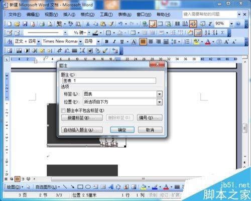 word2003怎么对图片进行自动编号呢?