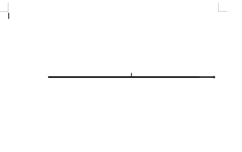 word数轴怎么画? word绘制数轴的教程