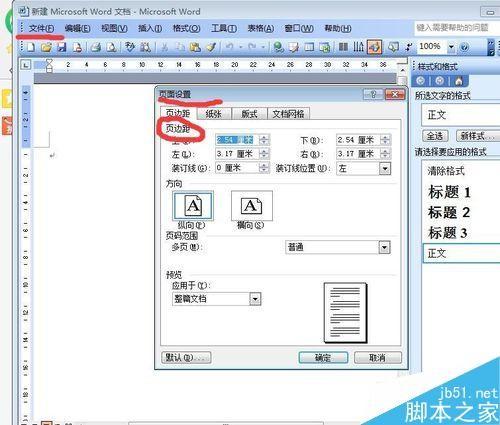 Word 文档的页边距怎么调整?