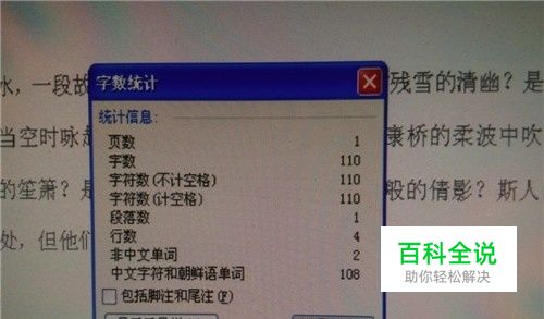 word文档怎么查看字数多少