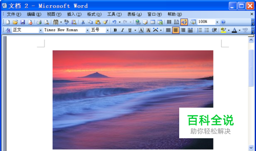 Word2003如何插入电脑中图片