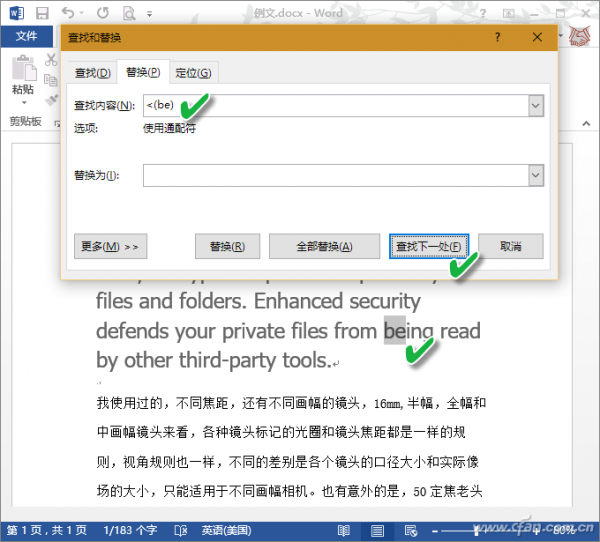 Word通配符使用技巧汇总