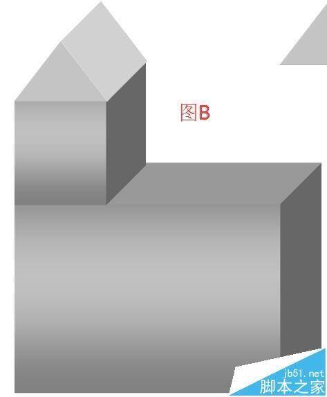 word中怎么绘制一个二层的小楼房?