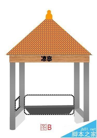 word怎么画一个古代的凉亭?