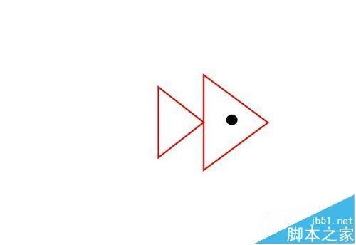 word2007怎么画简笔画小鱼?