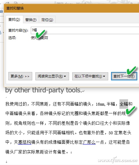 Word通配符使用技巧汇总