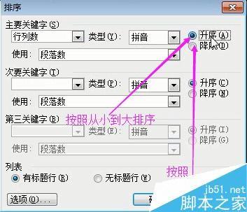 word2003文档中如何对表格进行计算、处理、排序?
