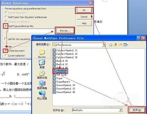 word怎么调整公式的大小?