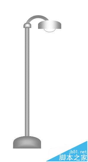 word怎么画路灯? word绘制在黑夜里闪闪发亮的路灯的教程