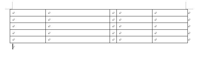 word调整表格大小的几种方法