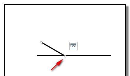 word怎么绘制30度角45度角60度角?