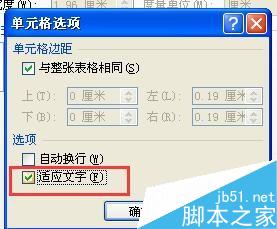 Word使文字一次性的适应单元格方法介绍
