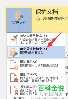 Word文档设置的打开密码怎么取消