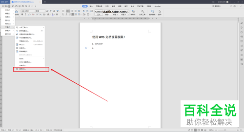 wps文字中的回车自动编号怎么设置取消