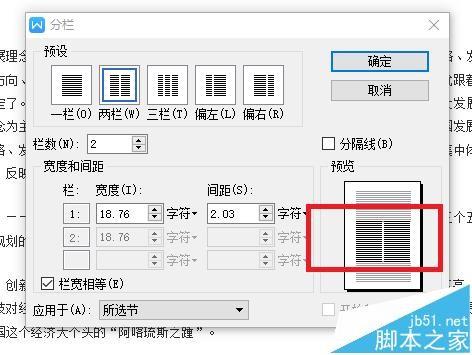 wps分栏怎么设置? wps分栏的教程