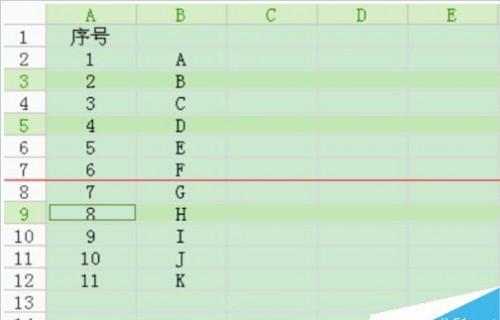 WPS表格怎么设置自动排列序号?