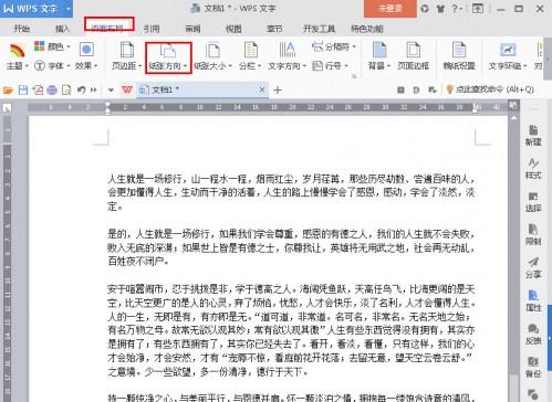 WPS2016不同页面版式如何调整