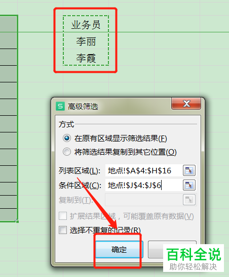 WPS怎么对Excel文档进行条件筛选
