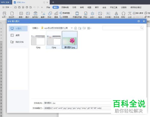 WPS如何将文字添加到图片中