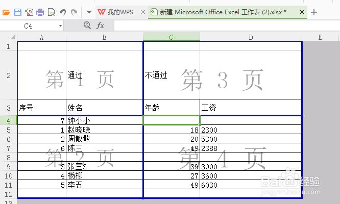 wps表格怎么添加分页符? wps分页符的使用教程