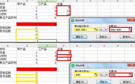 wps表格如何实现规划求解运算