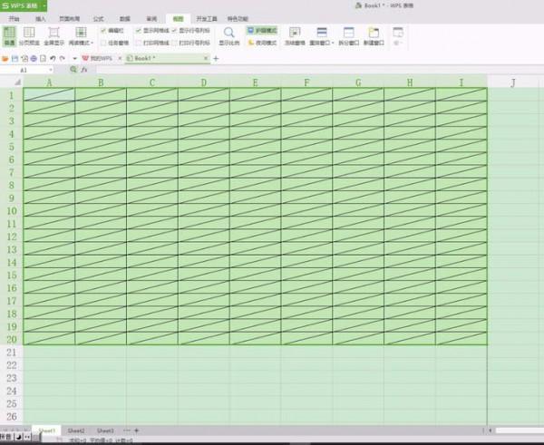 wps2016表格中视图中四种模式怎么玩