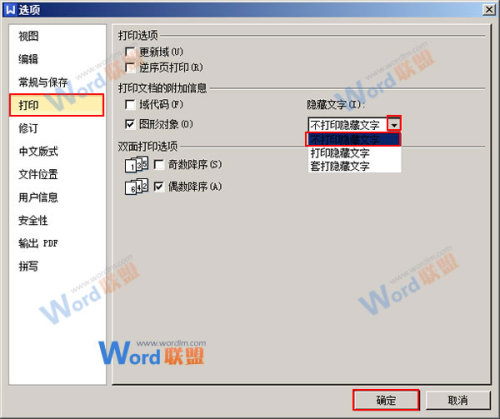 WPS怎么设置打印隐藏文字