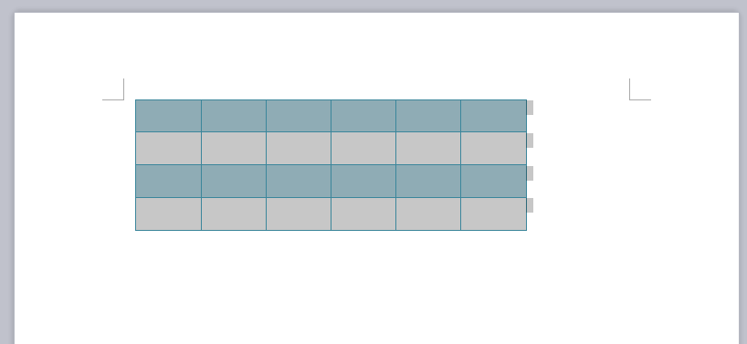 wps页面中的表格怎么设置居中?