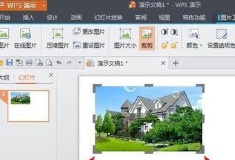 wps演示如何对图片进行裁剪