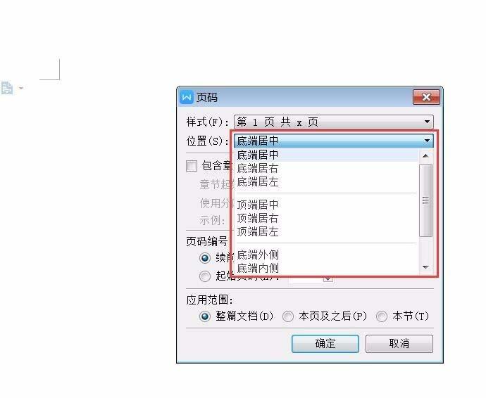 WPS2016文件怎么插入第几页共几页格式的页码?