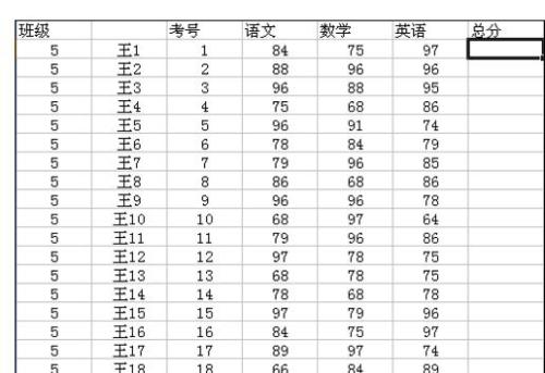 wps表格怎样制作成绩表