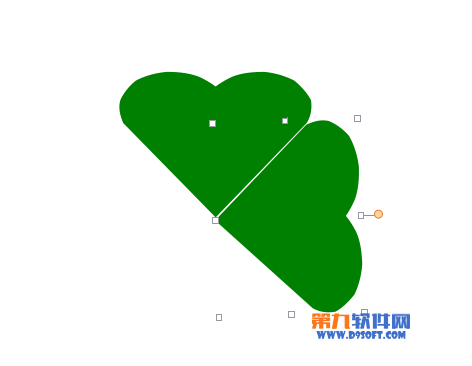 WPS文稿形状工具设计四叶草