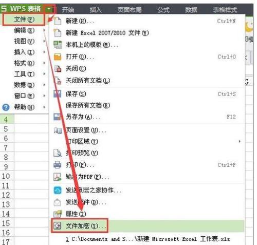 wps表格中怎样添加权限密码