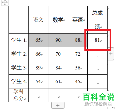 WPS怎么计算Word文档表格数据平均值