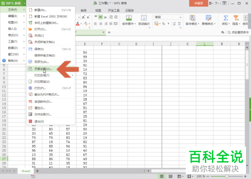 wps表格中如何设置才能在打印时自动在页脚添加页码