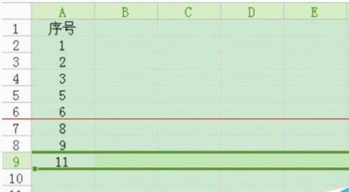 WPS表格怎么设置自动排列序号?