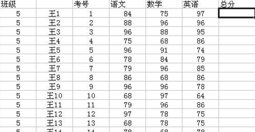 wps表格怎样制作成绩表