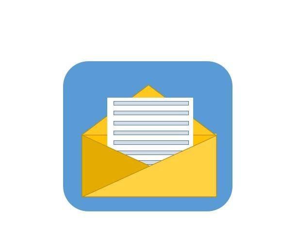 WPS怎么设计信封图标? wps画信封的教程