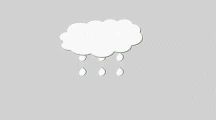 wps怎么制作下雨的云朵动画效果?